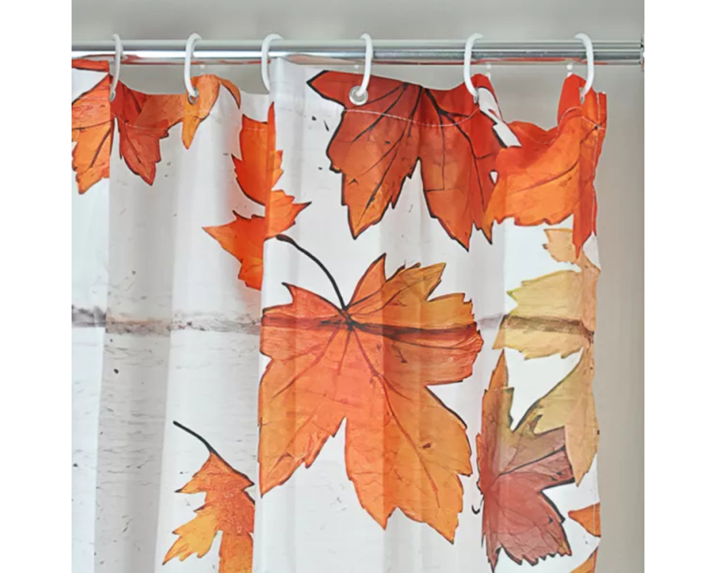 Single Fall Leaves Curtain