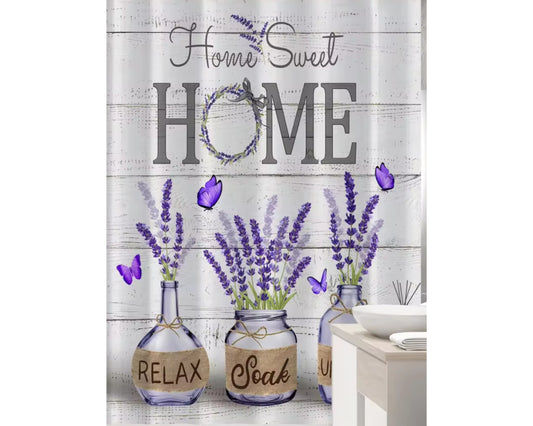 Sweet Home Purple Floral Decor