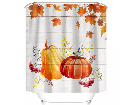 Single Fall Leaves Curtain