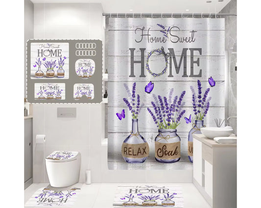 Sweet Home Purple Floral Decor