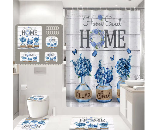 Sweet Home Blue Floral Decor