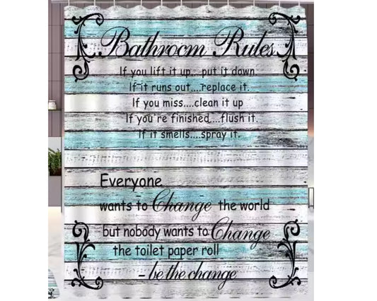 Bathroom Rules|Text Rules|Home